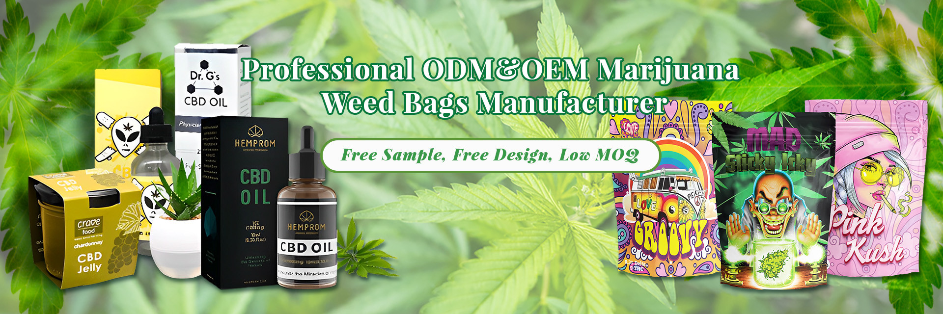 Qualität Benutzerdefinierte Weed-Verpackungen usine