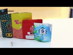 Custom Weed Packaging Bag 3,5 g Plastikverpackung Ziplock Tasche für Cannabis