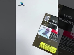 Umweltfreundliche Tabakverpackung Tasche Feuchtigkeitsdichtes Lamierte Kunststoff Custom Design